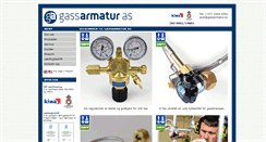 Desktop Screenshot of gassarmatur.no